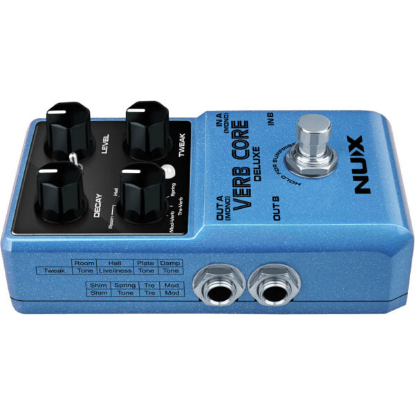NUX NXVERBCORE Core Series Verb Core Deluxe Reverb Effects Pedal