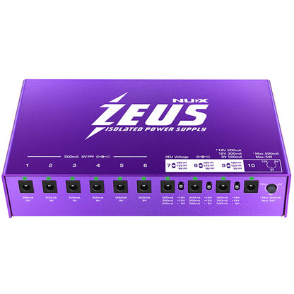 NUX NXZEUS ZEUS Fully Isolated Power Supply with Cables