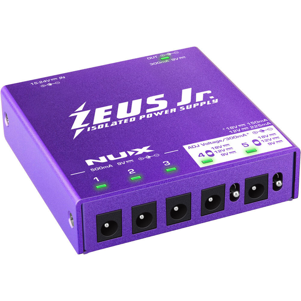 NUX NXZEUSJNR Zeus Jr. Isolated Power Supply with Cables