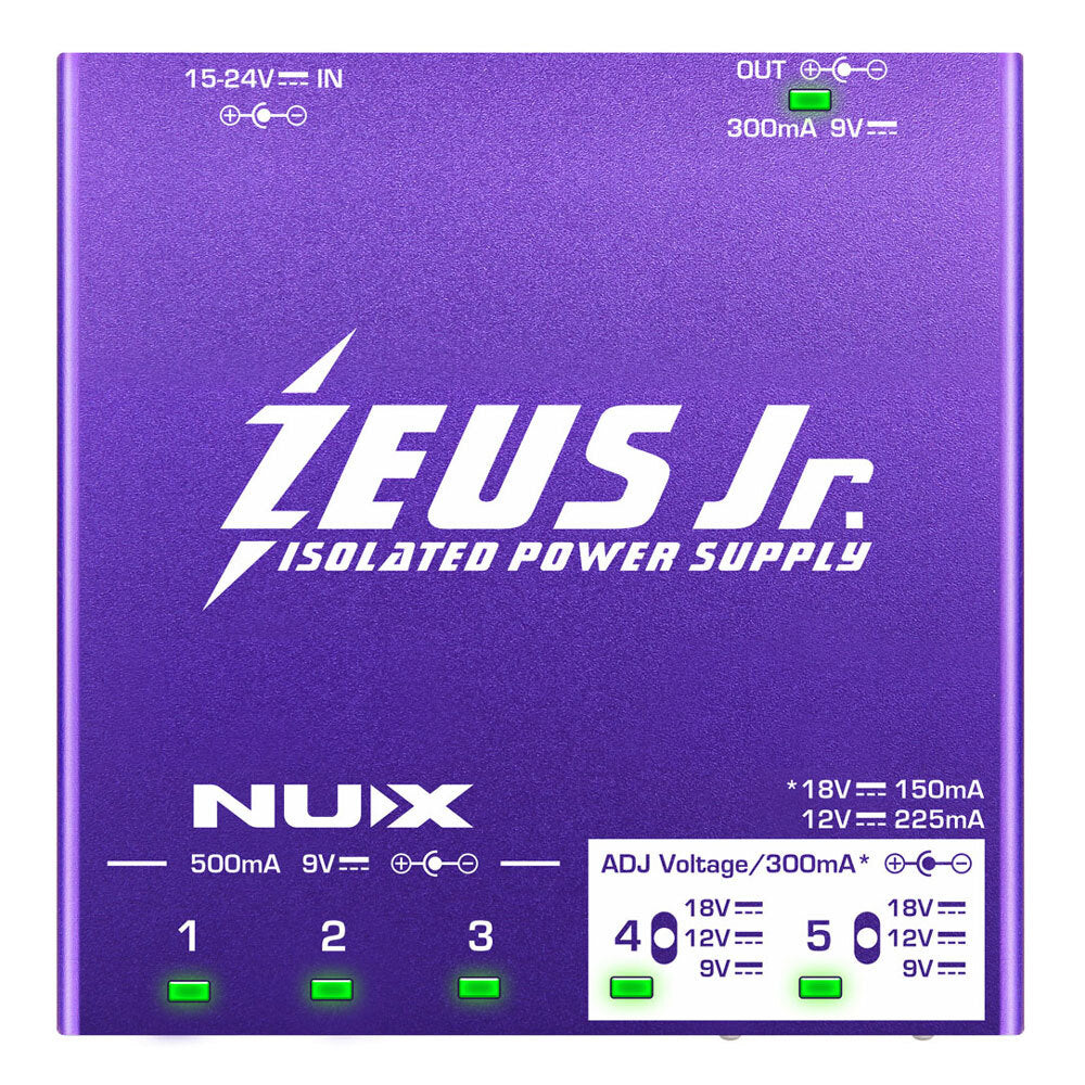 NUX NXZEUSJNR Zeus Jr. Isolated Power Supply with Cables