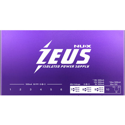 NUX NXZEUS ZEUS Fully Isolated Power Supply with Cables