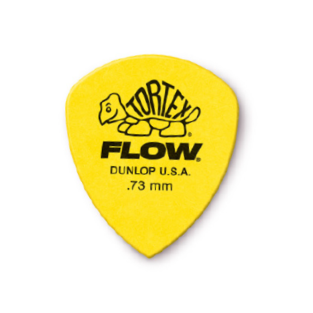 Dunlop JPTF73 Yellow .73 Tortex Flow Standard Picks (12 Pack)