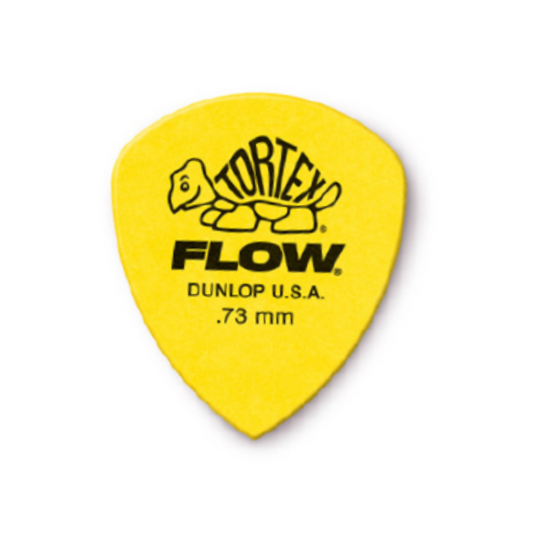 Dunlop JPTF73 Yellow .73 Tortex Flow Standard Picks (12 Pack)