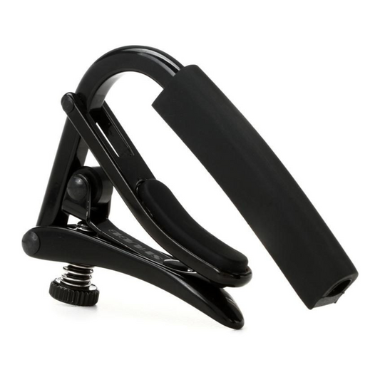 Shubb C4K Noir Series 7.25 Radius Neck Electric Guitar Capo - Black Chrome