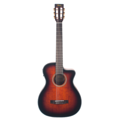 Valencia VA434CECSB 4/4 Size Acoustic/Electric Cutaway Classical Guitar in Classic Sunburst