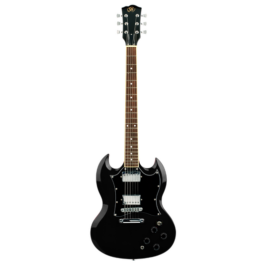 SX GTSE4SKB SG Electric Guitar Pack in Black