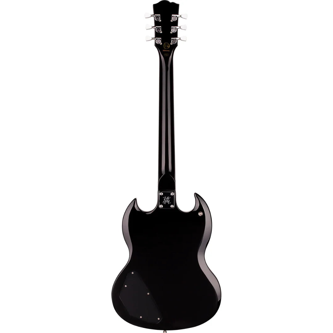 SX GTSE4SKB SG-Style Full-Sized Right-Handed  Electric Guitar Pack in Black