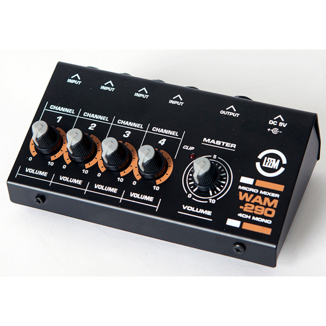 Leem WAM290 Compact 4-Channel Micro Mixer – Southside Guitars