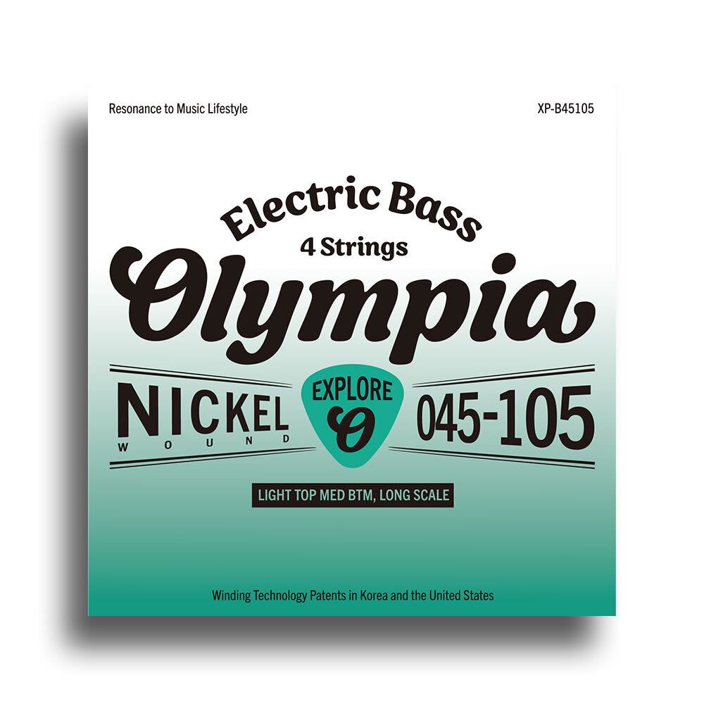 Olympia Explore Series Light Top Medium Bottom Electric Bass String Set (45-105)