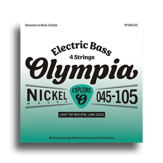 Olympia Explore Series Light Top Medium Bottom Electric Bass String Set (45-105)