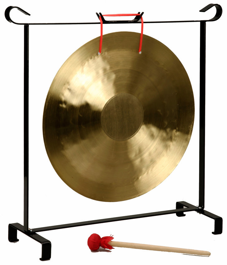 Opus Percussion OPGON36 14" Gong with Metal Stand & Beater