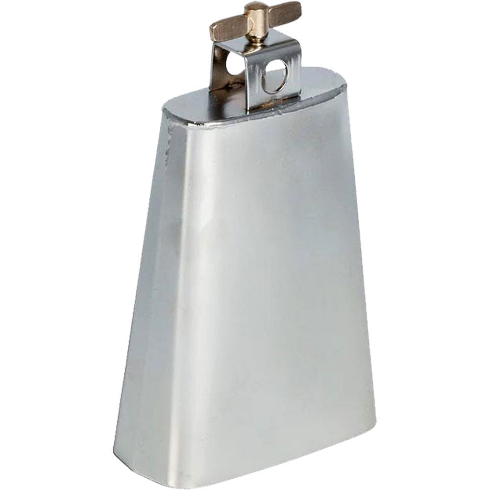 Opus Percussion OPLC5N 5.5" Cowbell with Mount in Brushed Nickel Finish