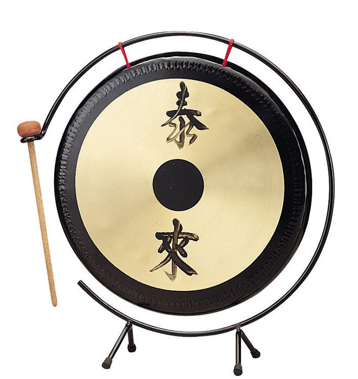 Opus Percussion OPTFLGON12 12" Gong with Stand & Mallet