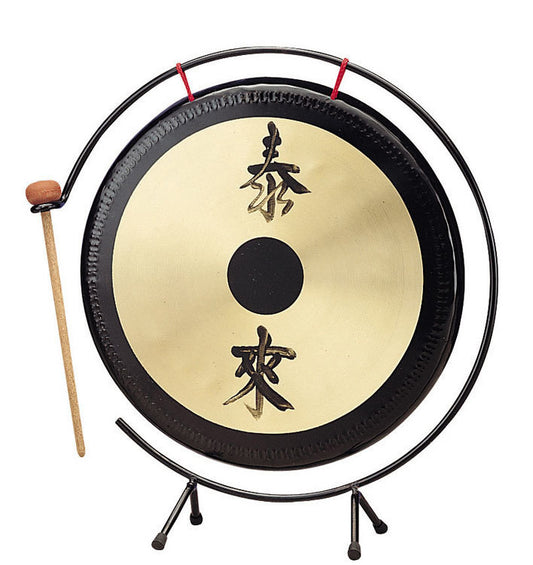 Opus Percussion OPTFLGON12 12" Gong with Stand & Mallet