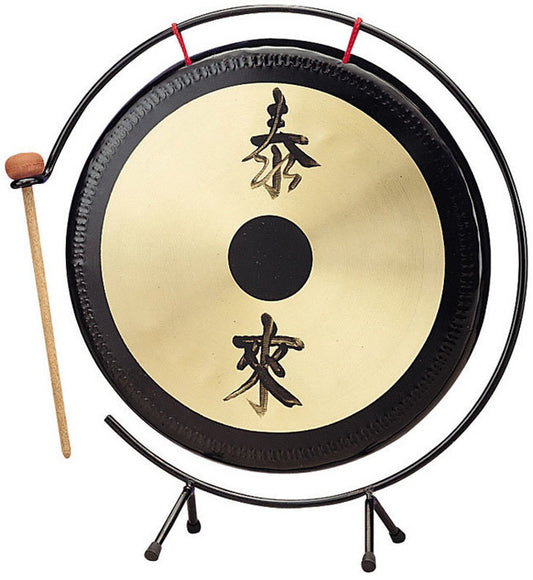 Opus Percussion OPTFLGON14 14" Gong with Stand & Mallet