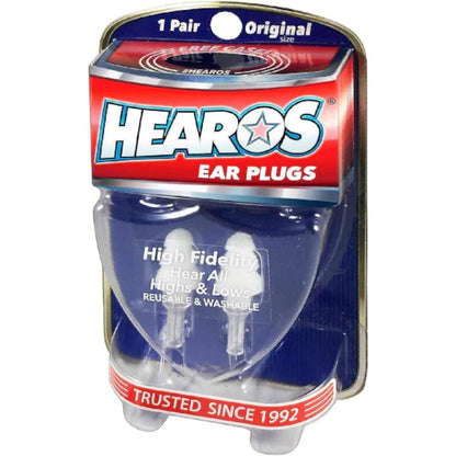 Hearos High Fidelity Series Ear Plugs (Assorted Sizes)