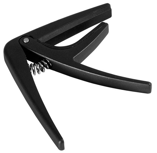 On Stage OSGA100 Acoustic Steel String Guitar Capo in Black