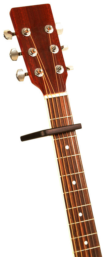 On Stage OSGA100 Acoustic Steel String Guitar Capo in Black