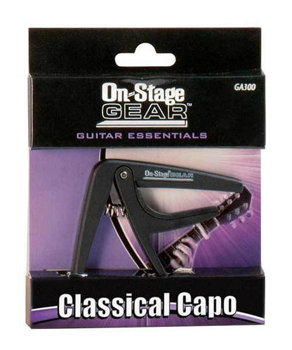 On Stage OSGA300 Classical Nylon String Guitar Capo in Black