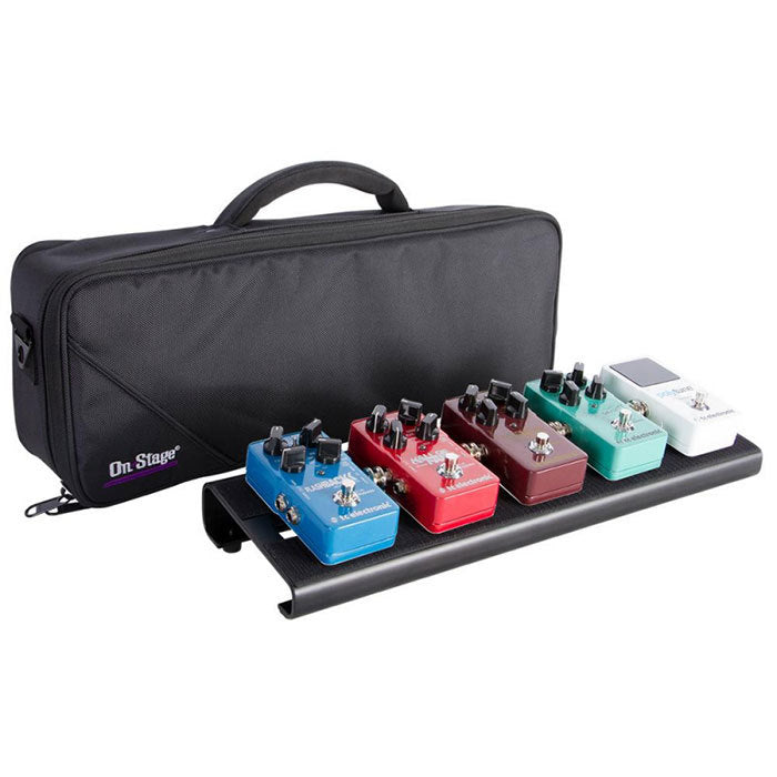 On Stage OSGPB2000 Compact Pedal Board with Custom Gig Bag