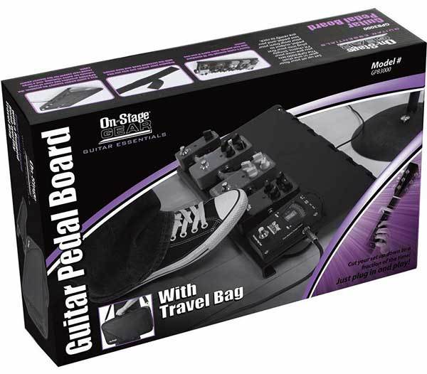 On Stage OSGPB3000 Large Pedal Board with Custom Gig Bag