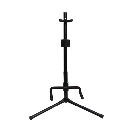 On Stage Push Down Spring Up Single Guitar Stand with Locking Mechanism