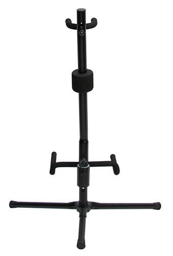On Stage Push Down Spring Up Single Guitar Stand with Locking Mechanism