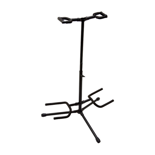 On Stage Deluxe Folding Double Guitar Stand