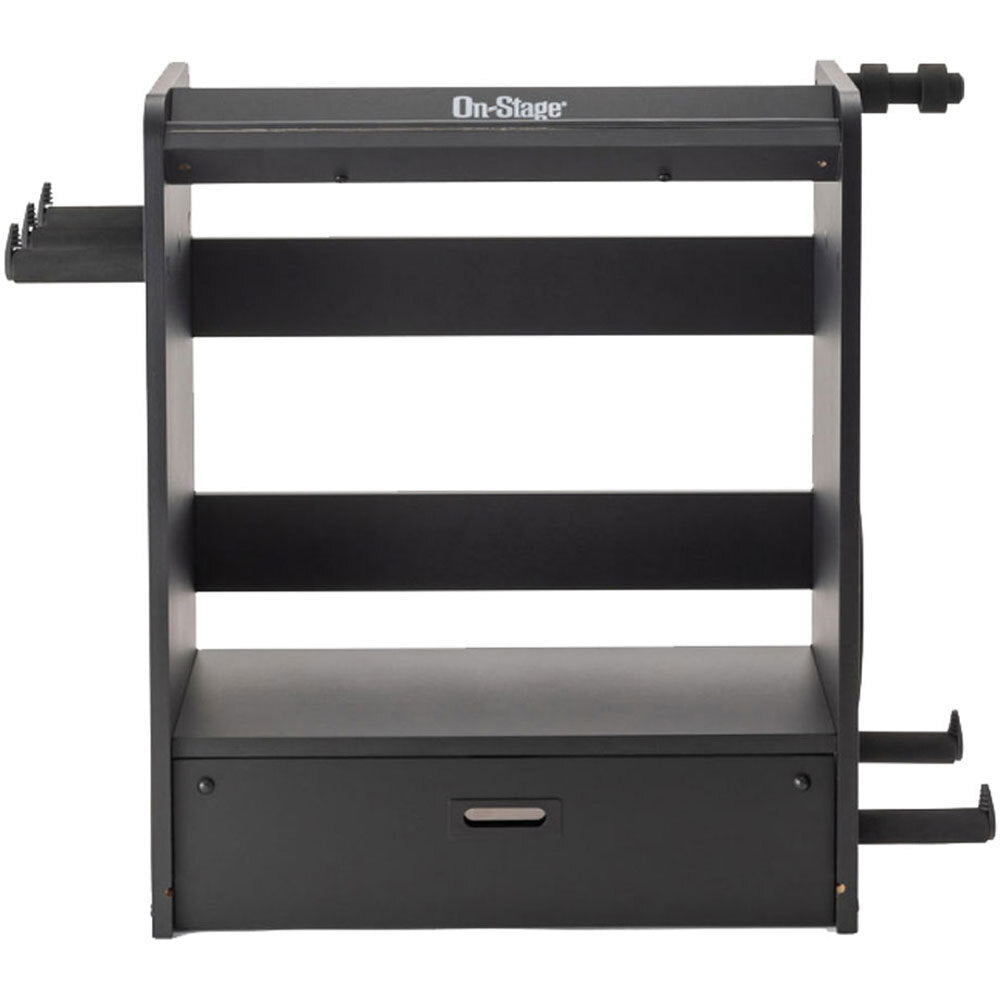 On Stage OSGWS5000B Professional Guitar Workstation in Black