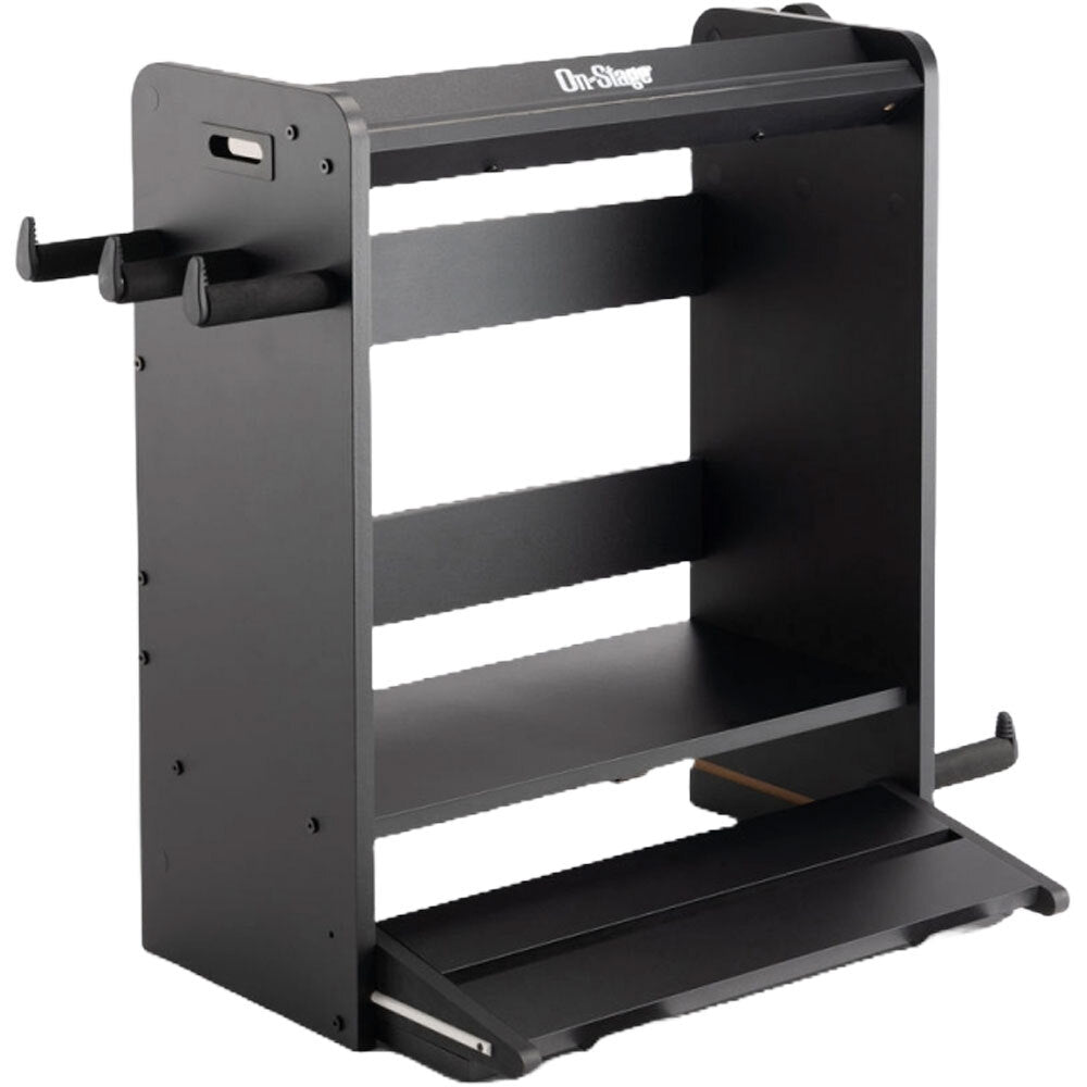 On Stage OSGWS5000B Professional Guitar Workstation in Black