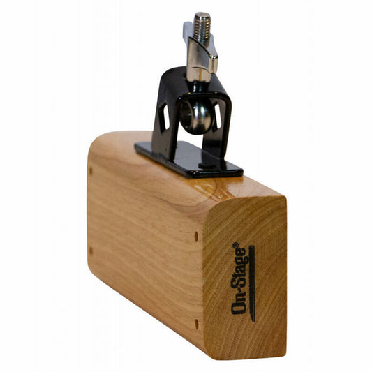 On Stage HPWB2700 Woodblock with Mount in Natural Finish