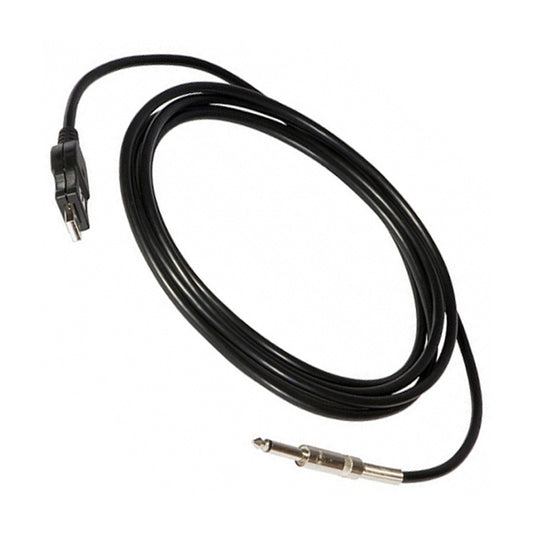 On Stage 10ft Interface Instrument Cable (1/4" Straight Plug - USB Plug)