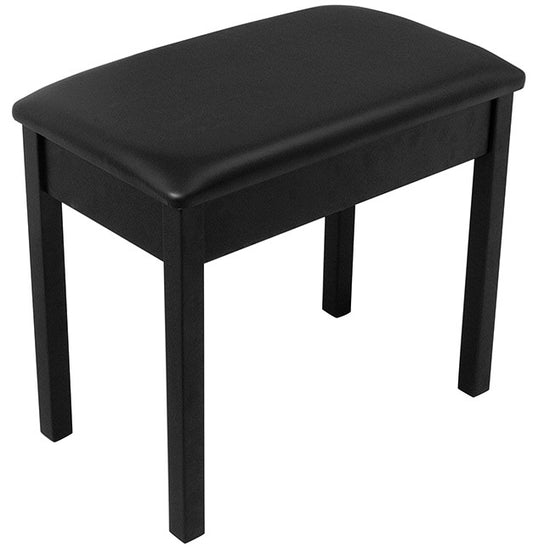 On Stage OSKB8802B Keyboard/Piano Bench in Solid Wood & Vinyl in Black