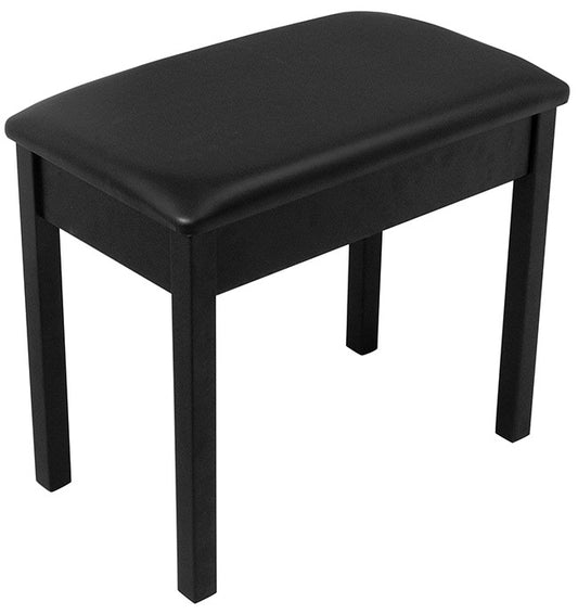 On Stage OSKB8902B Keyboard/Piano Bench Flip-Top, Solid Wood & Vinyl in Black