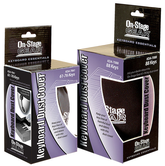 On Stage OSKDA7061B 61-76 Key Keyboard Dust Cover in Black