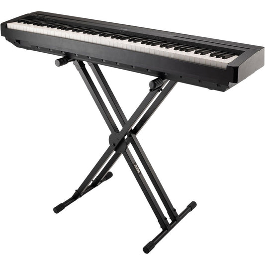 On Stage Lok Tight Pro Double X-Braced Ergo-Lok Keyboard Stand
