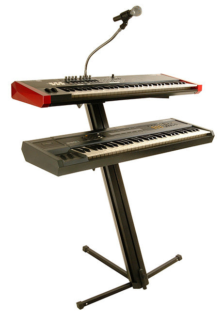 On Stage Quantum Core Column Style 2-Tier Keyboard Stand