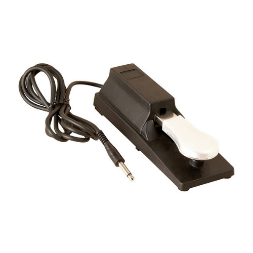 On Stage OSKSP100 Sustain Pedal Piano Style with Built-In 6' Cord and Polarity Switch