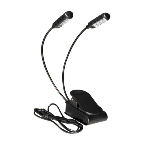 On Stage OSLED2224 Clip-On USB Rechargeable Dual Sheet Music Light