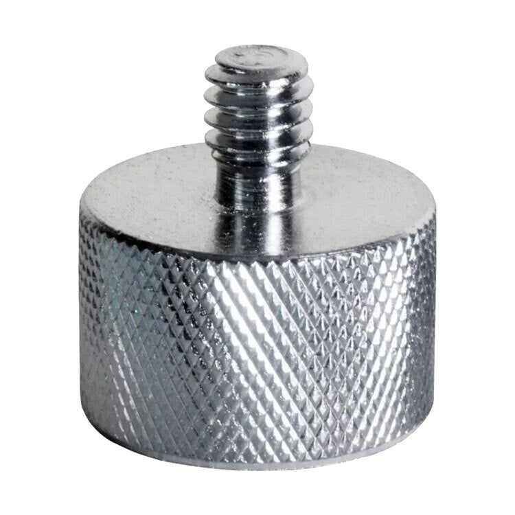 On Stage OSMA125 Camera Adaptor in Chrome (5/8"-27 Female to 1/4"-20 Male)