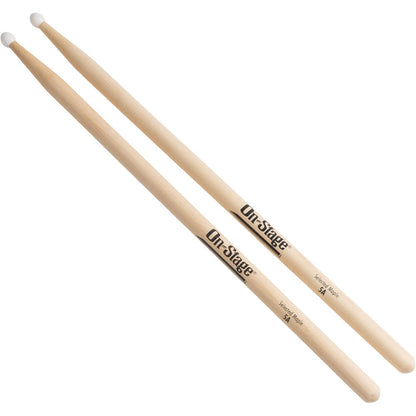 On Stage OSMN5A 5A Maple Drum Sticks with Nylon Tip (1-Pair)