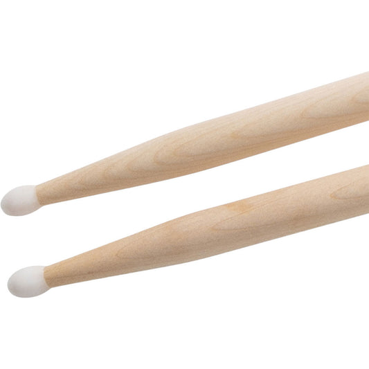 On Stage OSMN7A 7A Maple Drum Sticks with Nylon Tip (1-Pair)