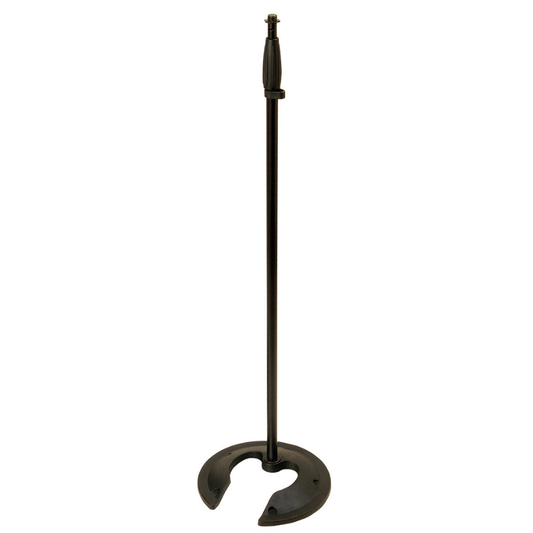 On Stage Straight Mic Stand with Stackable Weighted Base