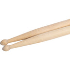 On Stage OSMW5A 5A Maple Drum Sticks with Wood Tip (1-Pair)