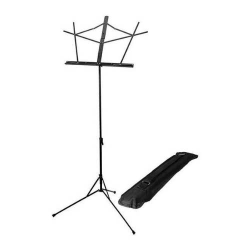 On Stage OSSM7022BB Sheet Music Stand Detatchable Bookplate in Black with Bag
