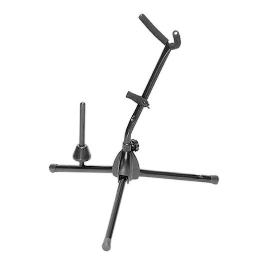 On Stage Alto/Tenor Saxophone Stand with Flute Peg