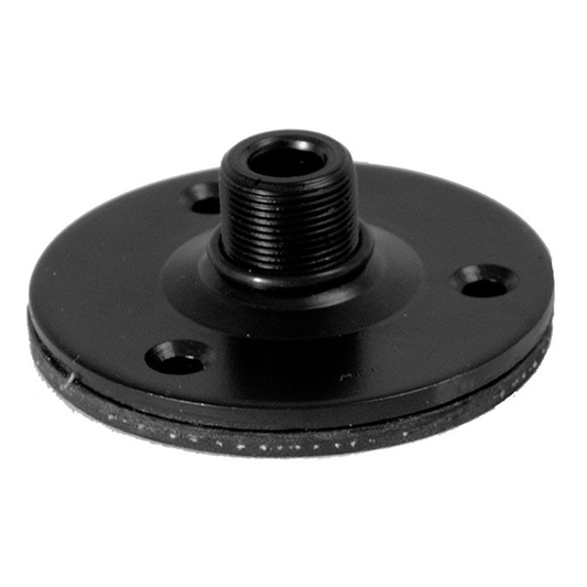 On Stage Flange Mount to attach Microphone Clip to Flat Surfaces