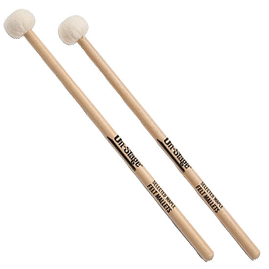 On Stage OSWPM200 Felt Tip Mallets with Maple Handles (1-Pair)