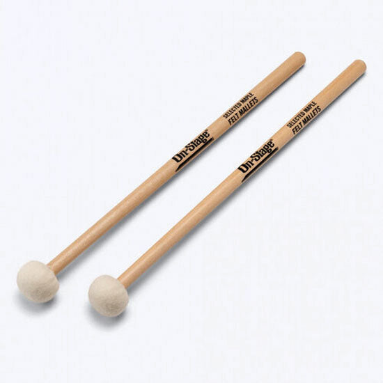 On Stage OSWPM200 Felt Tip Mallets with Maple Handles (1-Pair)