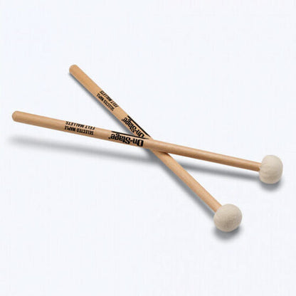 On Stage OSWPM200 Felt Tip Mallets with Maple Handles (1-Pair)